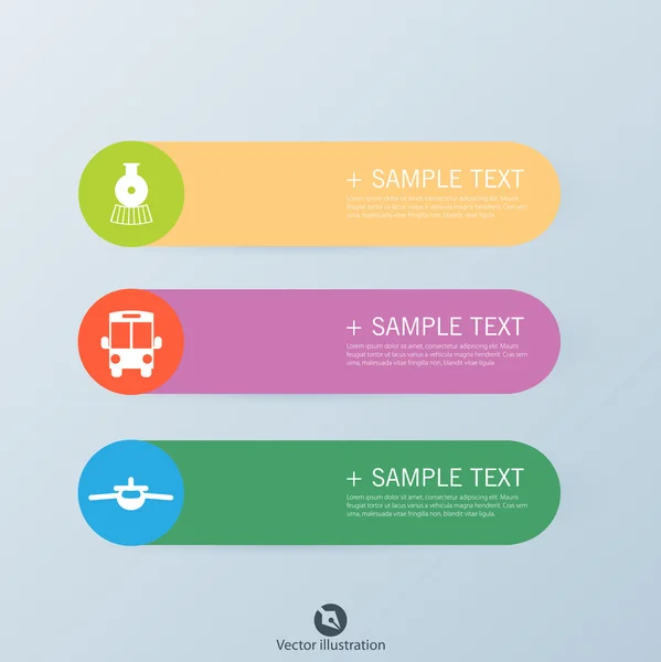 Desenho vetorial colorido para fluxo de trabalho — Vetor de Stock