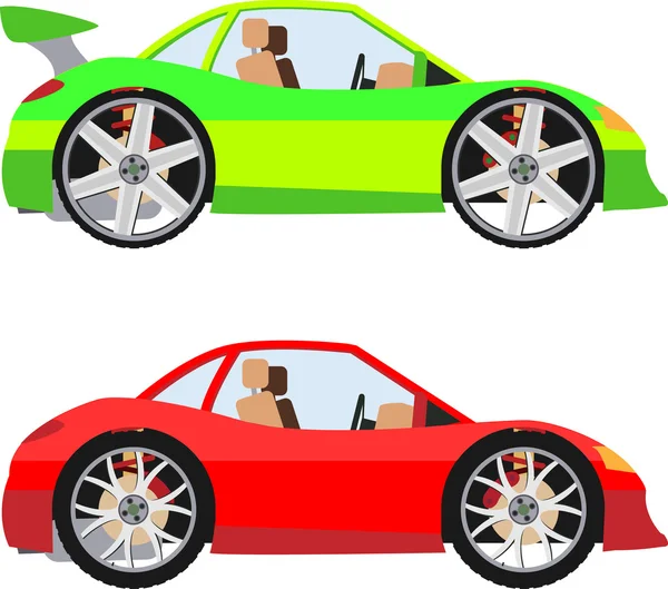 Tuning coches conjunto — Vector de stock