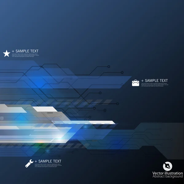 Hightech-Hintergrund — Stockvektor