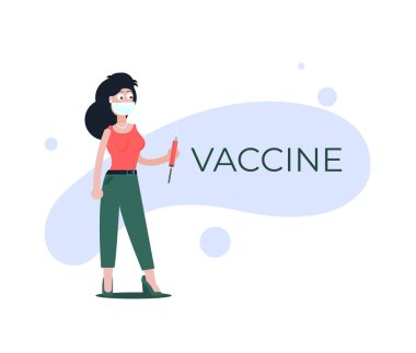 Coronavirus COVID-19 virüsü. Düz Tasarım Grafiksel, vektör