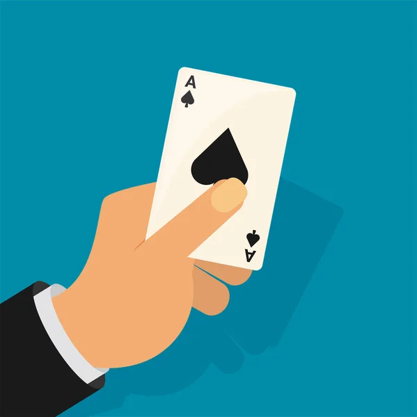 Vector Four Aces Playing Cards —  Vetores de Stock