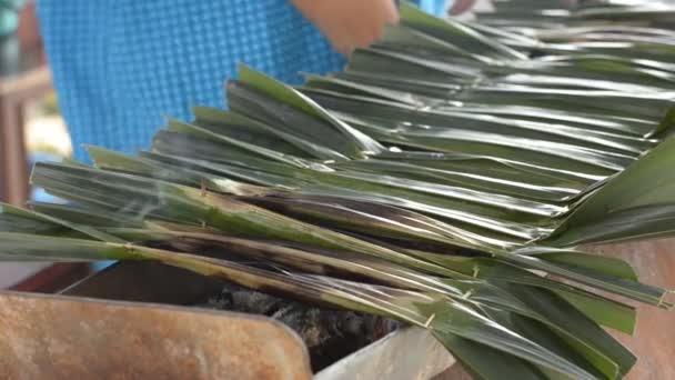 Tayland gıda — Stok video