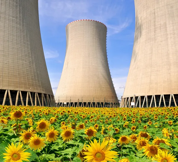 Jaderná elektrárna Temelín — Stock fotografie