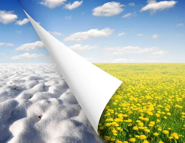 Özellikle kış ve bahar peyzaj