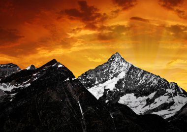 Sunset bulvarında weisshorn