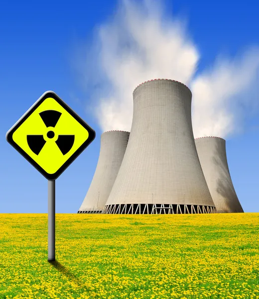 Centrale nucleare — Foto Stock