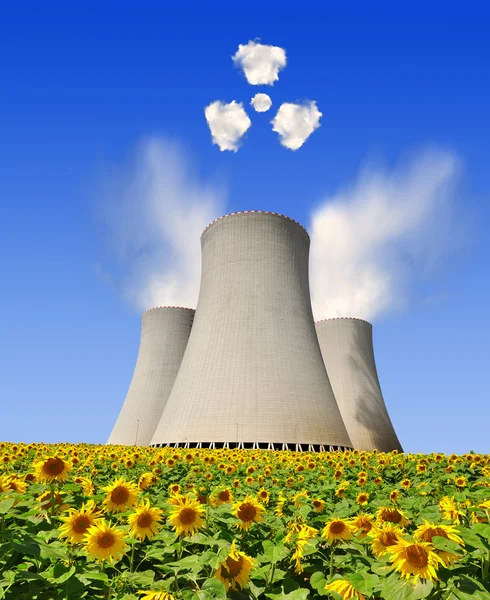 Centrale nucleare — Foto Stock