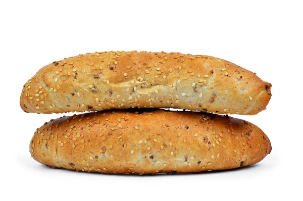 Хліб цільнозерновий рулон — стокове фото