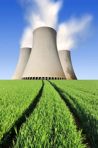 Centrale nucleare — Foto Stock