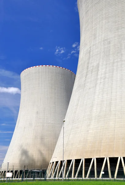 Atomerőmű Temelínben — Stock Fotó