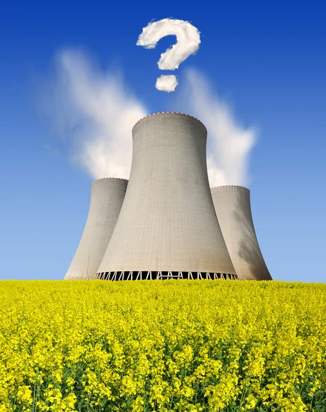 Centrala nucleară — Fotografie, imagine de stoc