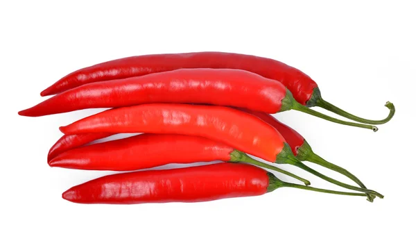 Πιπεριές κόκκινων καυτερών τσίλι — Φωτογραφία Αρχείου