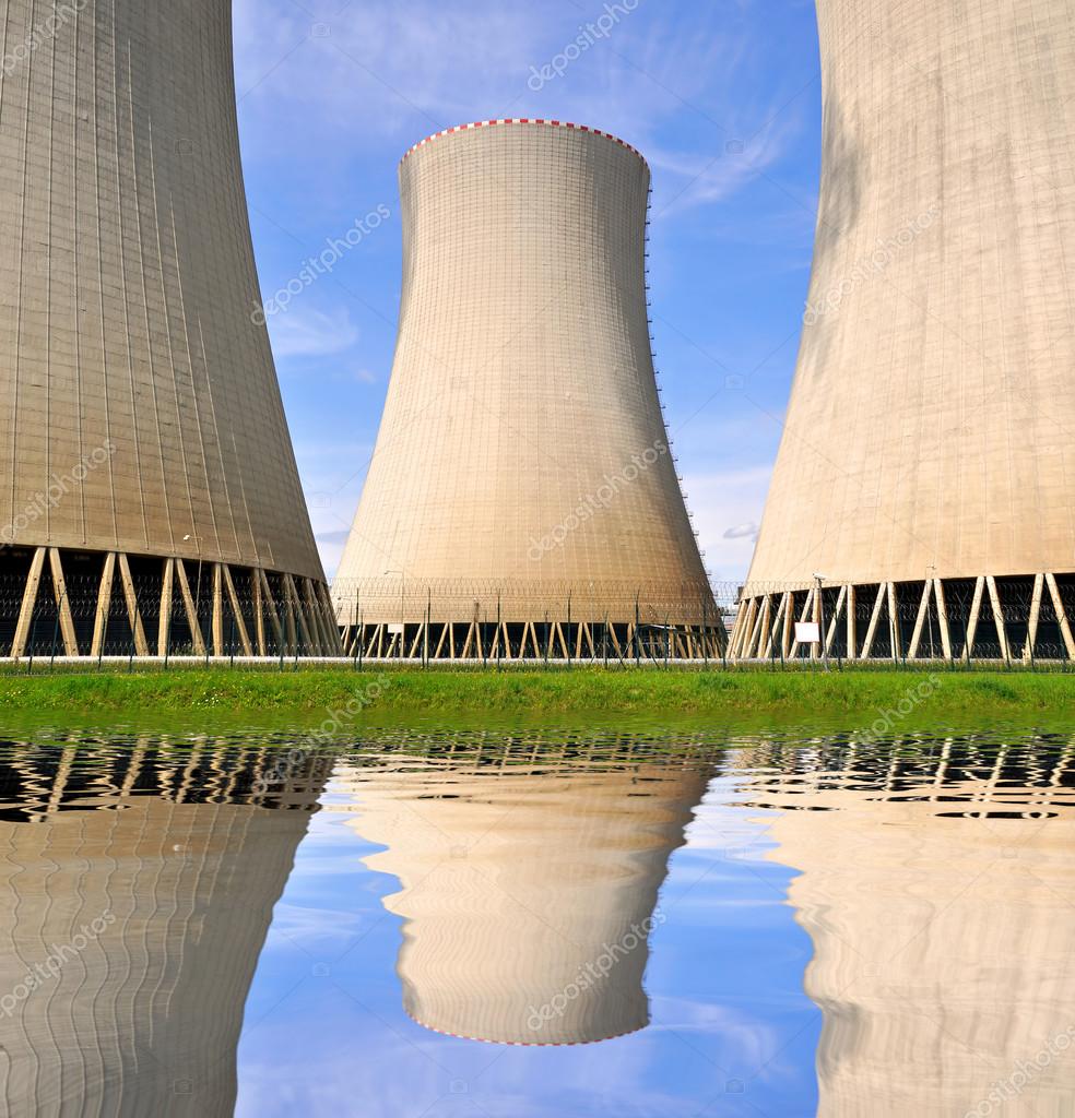 Nuclear power plant — Stock Photo © vencav 21124197