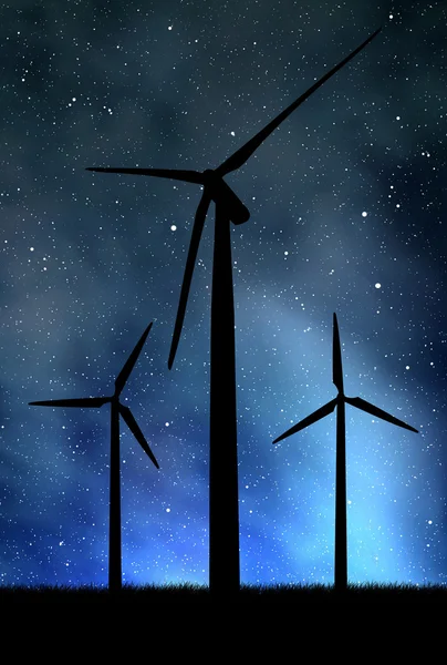 Wind turbines — Stock Photo, Image