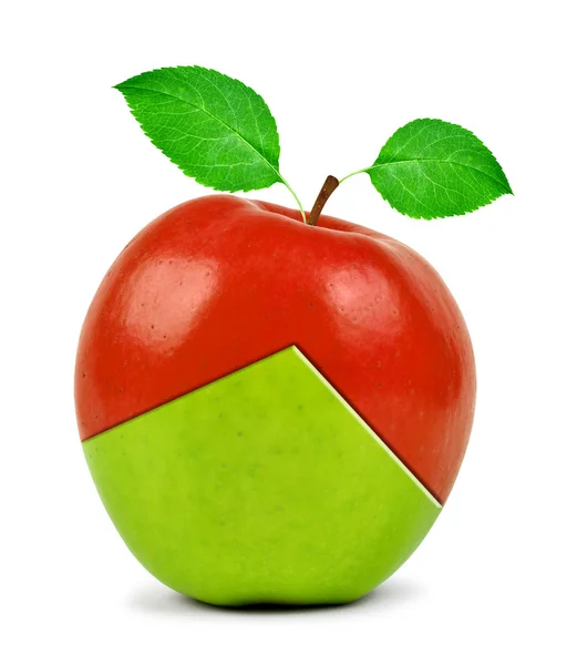 Colagem de maçã — Fotografia de Stock