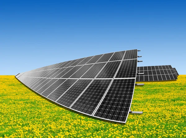 Solar energy panels — Stock Photo, Image