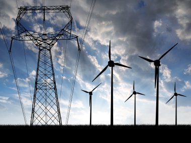 Rüzgar türbinleri ile elektrik