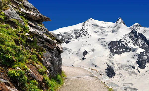 Monte rosa - Zwitserse Alpen — Stockfoto