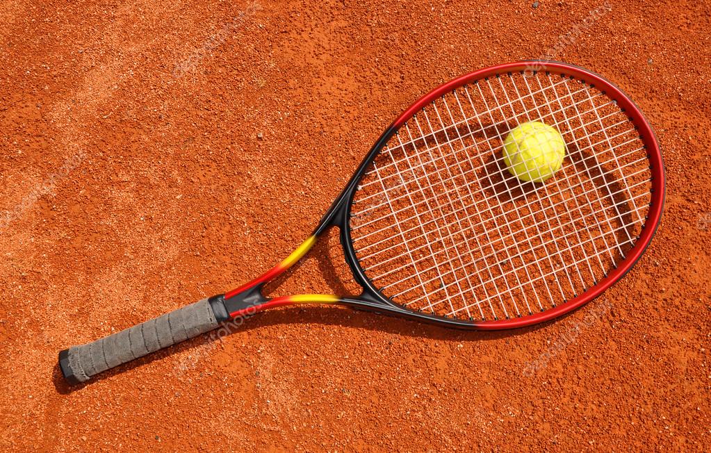 Tennis ball and racket — Stock Photo © vencav 26113837