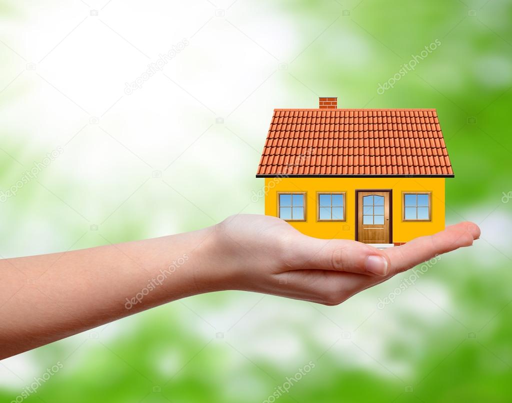 The house in hands