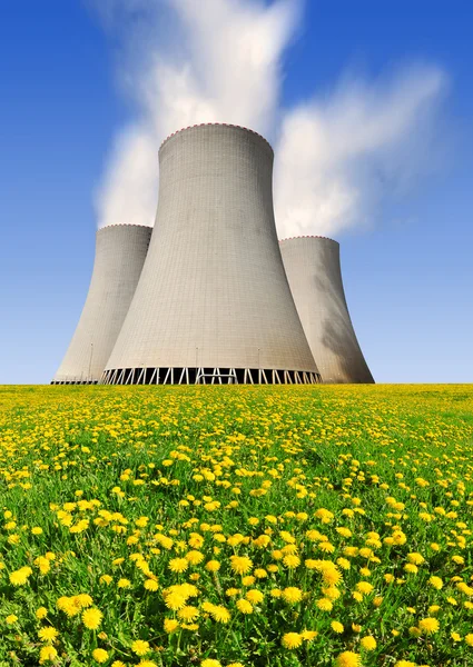 Centrale nucleare — Foto Stock