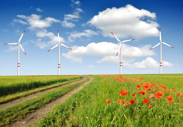 Turbine eoliche — Foto Stock