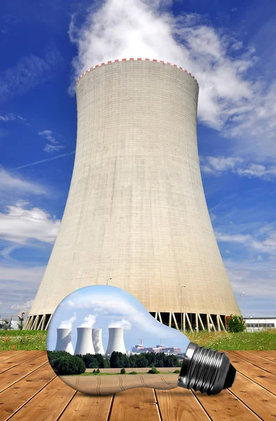 Centrale nucleare — Foto Stock