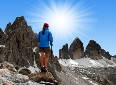 tre cime di lavaredo kız