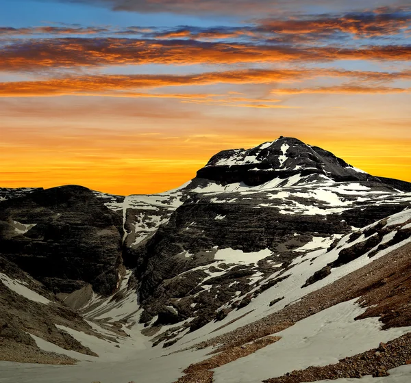 Piz boe, sella, Włochy — Zdjęcie stockowe