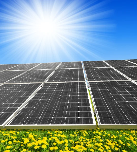 Zonnepanelen — Stockfoto