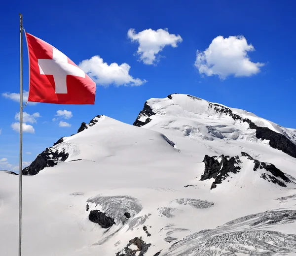 Strahlhorn , Swiss alps — Stock Photo, Image