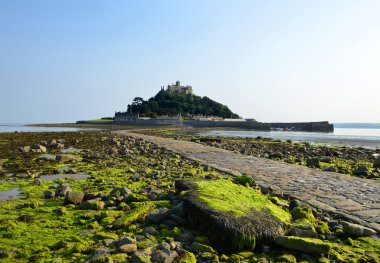St michaels, Cornwall penzance yakınındaki marazion mount