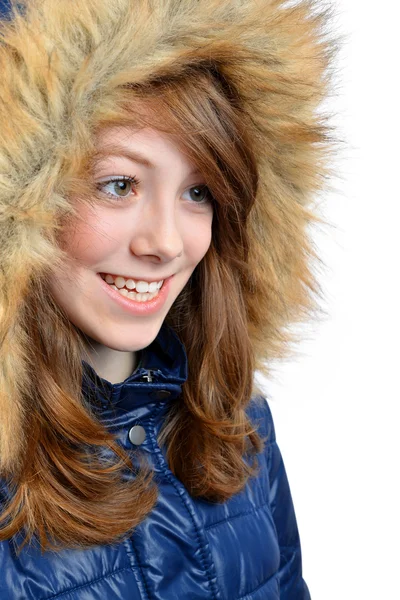 Winter portrait of girl — Stock Photo, Image