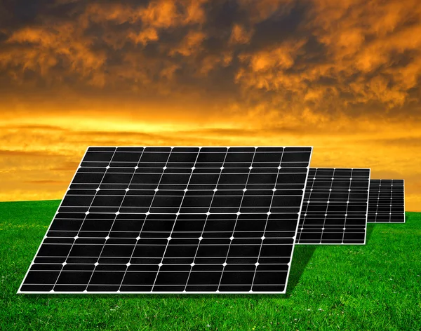 Solar energy panels — Stock Photo, Image