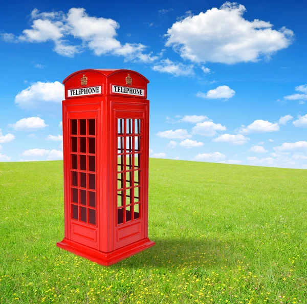Caixa telefónica britânica — Fotografia de Stock