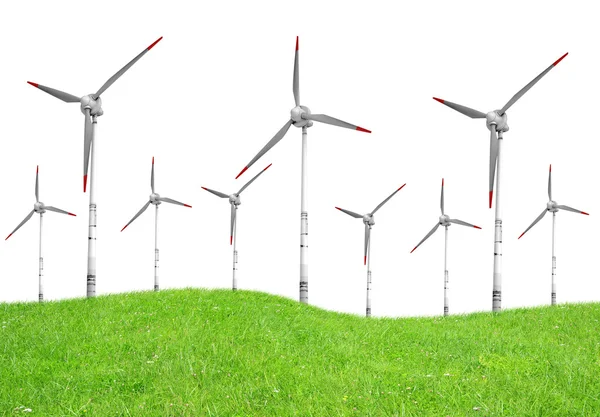 Windkraftanlagen — Stockfoto