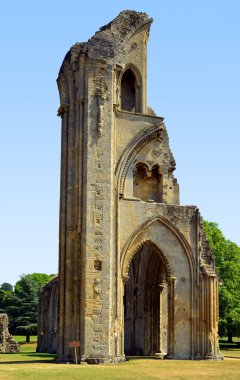 Glastonbury Abbey in Somerset clipart
