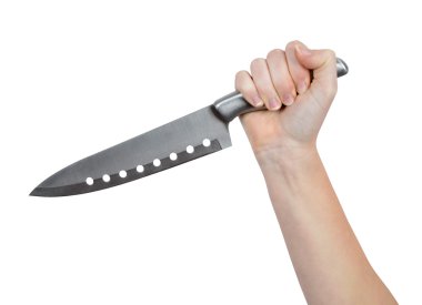 mutfak bıçağıyla teslim