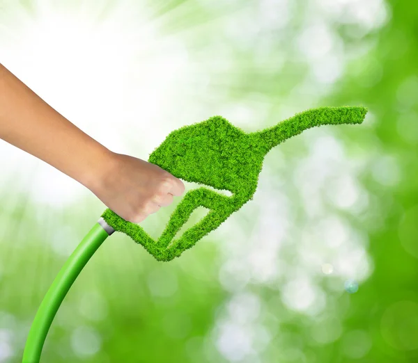 Combustível de gasolina verde — Fotografia de Stock