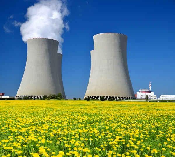 Temelin nükleer enerji santrali — Stok fotoğraf