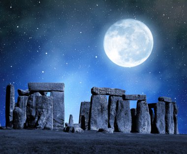 Historical monument Stonehenge clipart