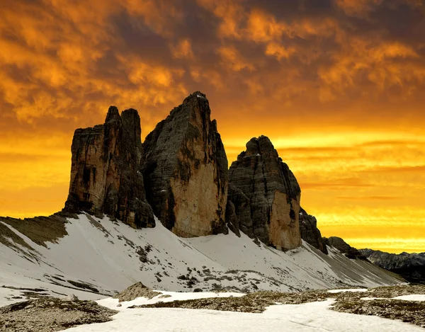 Tre cime di Lavaredo — Stock Photo, Image
