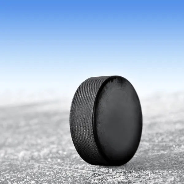 Black hockey puck ⬇ Stock Photo, Image by © vencav 7865176