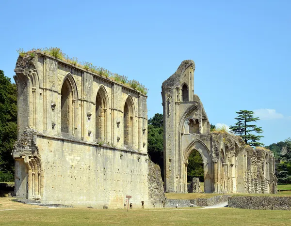 Glastonbury Abbey ใน Somerset, อังกฤษ — ภาพถ่ายสต็อก