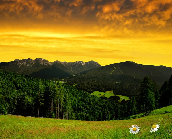 Vackra bergslandskap — Stockfoto