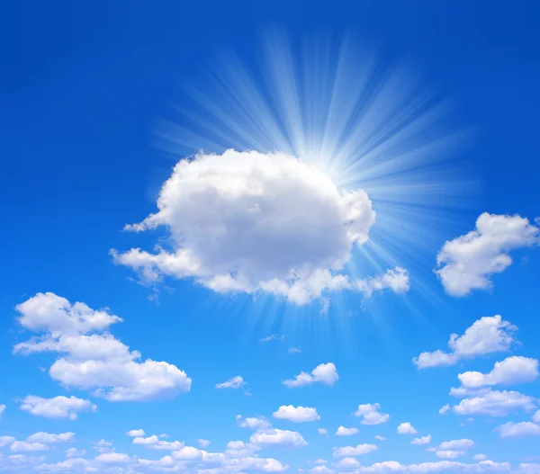 Sunny sky — Stock Photo, Image