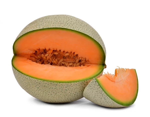 Orange cantaloupe dinnye — Stock Fotó