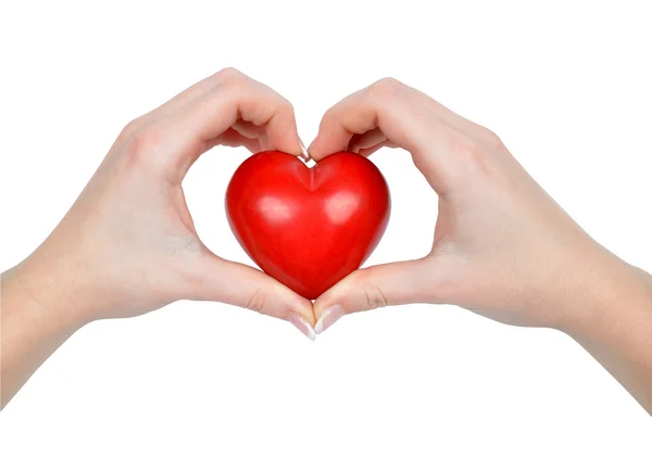 Heart in hands — Stock Photo, Image