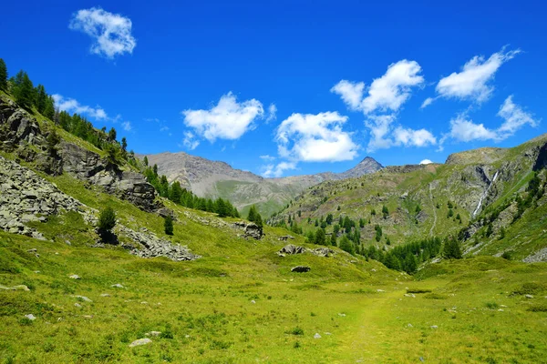 Parque Nacional Gran Paradiso Valle Bardoney Aosta Valley Itália Bela — Fotografia de Stock