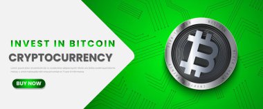 BTC vektör illüstrasyon kripto para birimi kavramı 